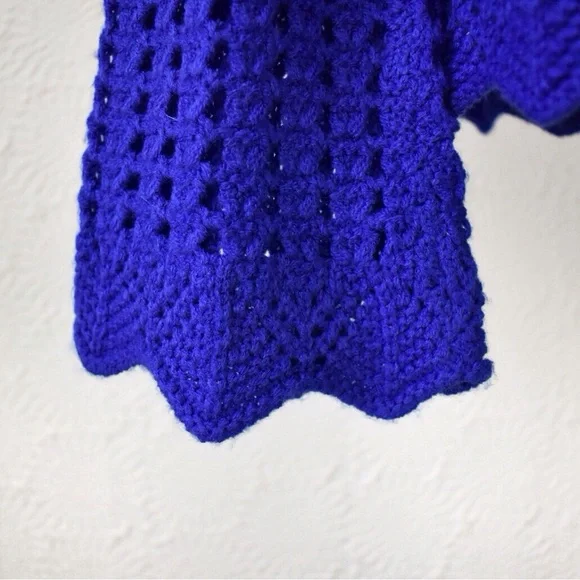 Ya Los Angeles Blue Open Knit Sweater - Picture 5 of 14